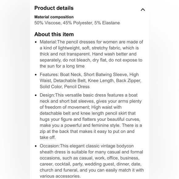 Red short sleeve dress with belt, Large BNWT - Picture 15 of 15